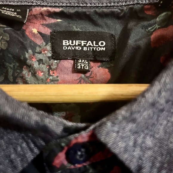 Buffalo David Bitton Short Sleeve Button Up Shirt - Picture 3 of 4